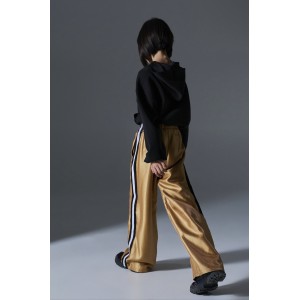 Melin Rose Παντελόνα Χρυσή με Ρίγα (MRW26-3302)