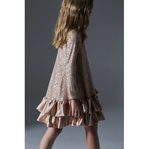 Melin Rose Φόρεμα Παγέτα Μπρονζέ με Βολάν στο Τελείωμα (MRW26-1214) Melin Rose Φόρεμα Παγέτα Μπρονζέ με Βολάν στο Τελείωμα (MRW26-1214)