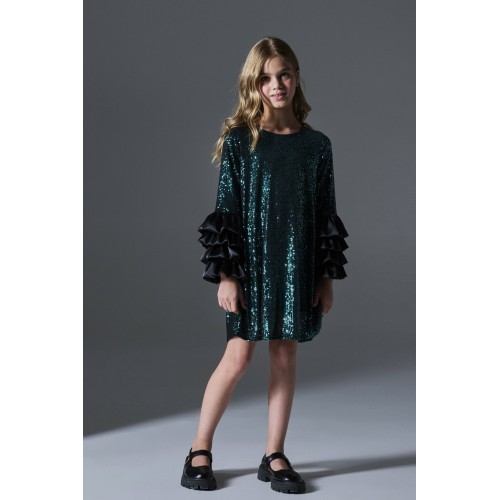 Melin Rose Φόρεμα Παγέτα Forest Green (MRW26-1212)