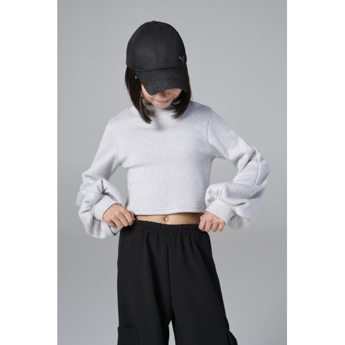 Melin Rose Μπλούζα Πλεκτή Γκρι (MRW26-0428) Melin Rose Μπλούζα Πλεκτή Γκρι (MRW26-0428)