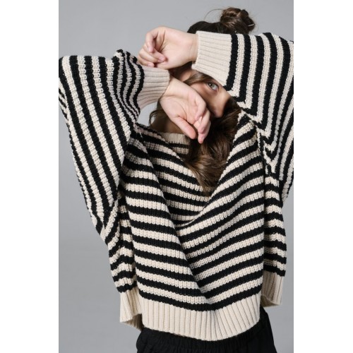 Melin Rose Μπλούζα Πουλόβερ Ριγέ Μαύρο (MRW26-0434) Melin Rose Μπλούζα Πουλόβερ Ριγέ Μαύρο (MRW26-0434)