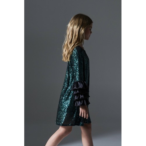 Melin Rose Φόρεμα Παγέτα Forest Green (MRW26-1212)