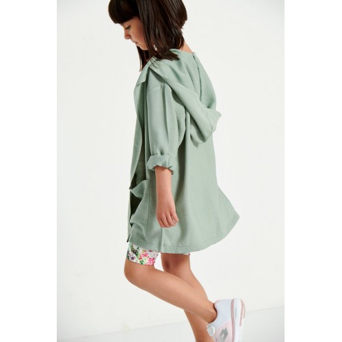 Melin Rose Ζακέτα με Κουκούλα (MRS22-560)