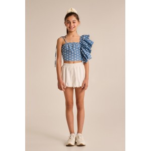 Melin Rose Σόρτς Λευκό Balloon (MRS25-3285)