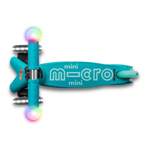 Πατίνι Mini Micro Deluxe Magic LED Aqua (MMD131)