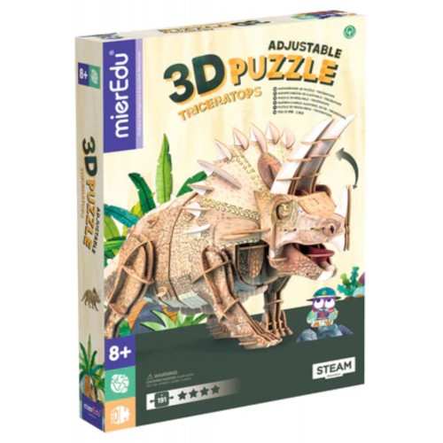 MierEdu 3D Puzzle Triceratops (00159)