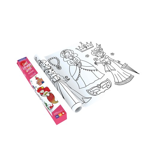 MierEdu Ρολό Ζωγραφικής Μεγάλο Princess (00491)