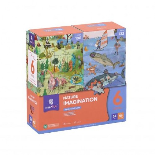 MierEdu Puzzle 3 Επιπέδων Level 6 Nature Imagination (00646)