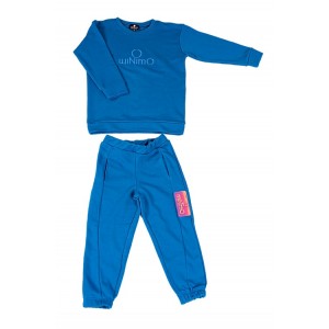 Minimo Set με κέντημα Μπλε (MD36009)