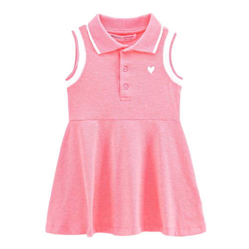 Minoti Φόρεμα Pique Polo Coral (10VPOLO6)
