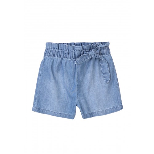 Minoti Denim Shorts Paperbag Daisy Chain (CHAIN6)