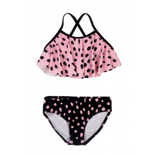 Minoti Μαγιό Μπικίνι Black Pink Spotty (KGBIKINI28)