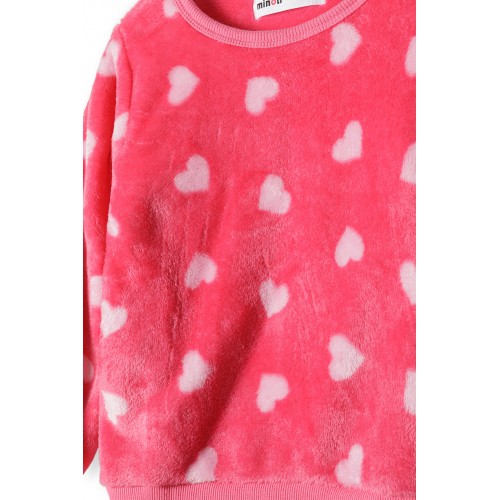 Minoti Πιτζάμες Fleece Hearts (16PJ12)