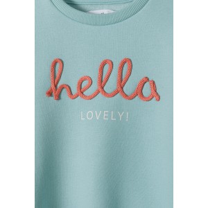 Minoti Μπλούζα Φούτερ Hello Lovely (PUZZLE2)