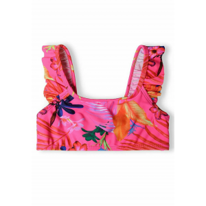 Minoti Μαγιό Μπικίνι Flower Print With Frill (14SWIM26)