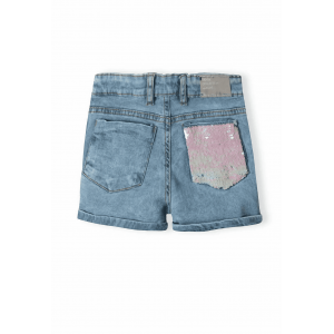 Minoti Σορτς Jeans με Sequins Τσέπη (TEA10)