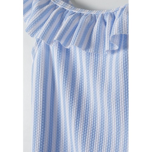 Minoti Μαγιό Ολόσωμο Stripes and Frill (22SWIM12)