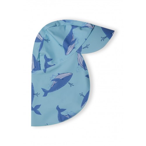 Minoti Μαγιό Ολόσωμο με Καπέλο Antii UV Sharks (23SWIM1)