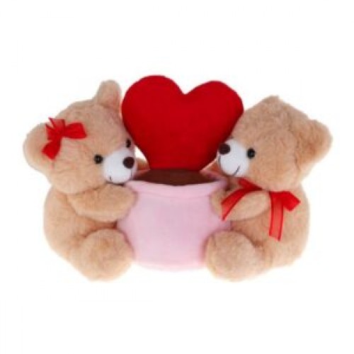 Αρκουδάκι Μελί Ζευγάρι με Γλάστρα 20cm (VL262056) Αρκουδάκι Μελί Ζευγάρι με Γλάστρα 20cm (VL262056)