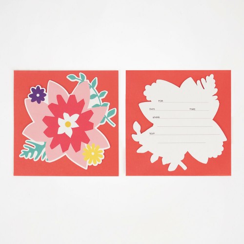 Προσκλήσεις πάρτι Flowers 8τεμ. (MLD-INVIT-FLEURS) Προσκλήσεις πάρτι Flowers 8τεμ. (MLD-INVIT-FLEURS)