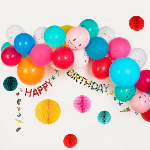 Μπαλόνια Happy Birthday 5τεμ (MLD-BATATHBD)