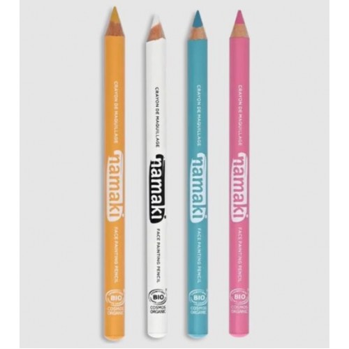 Namaki Face Painiting Slim Pencils Κίτρινο, Ροζ, Λευκό, Τυρκουάζ (110139)