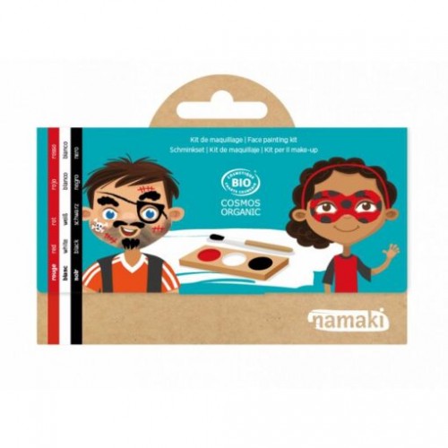 Namaki Ladybird & Pirate Face Paint Kit 3 colors (110080)