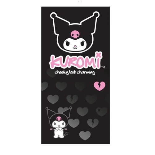 SanRio Πετσέτα Kuromi Microfibre 70 x 140 εκ. (22118)