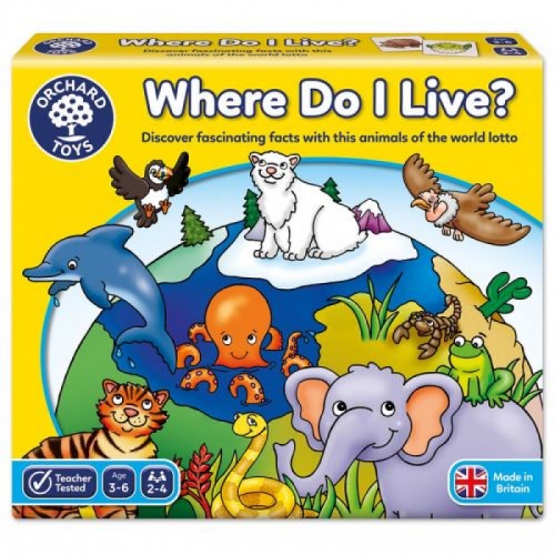 Orchard Toys Where Do I Live? Lotto (ORCH069)