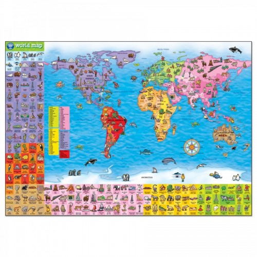 Orchard Toys World Map Puzzle & Poster (ORCH280)