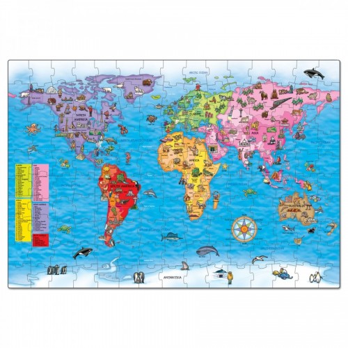 Orchard Toys World Map Puzzle & Poster (ORCH280)