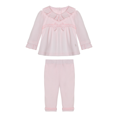 Patachou Σετ Μπλούζα Παντελόνι Βελούδο Pink (3733023)