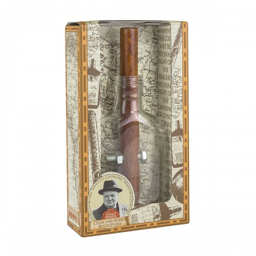 Proferssor Puzzle Churchill's Cigar and Whisky Bottle (GM18)