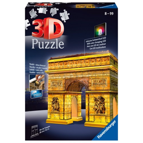Puzzle 3D 216τεμ Night Edition Η Αψίδα του Θριάμβου (12522)