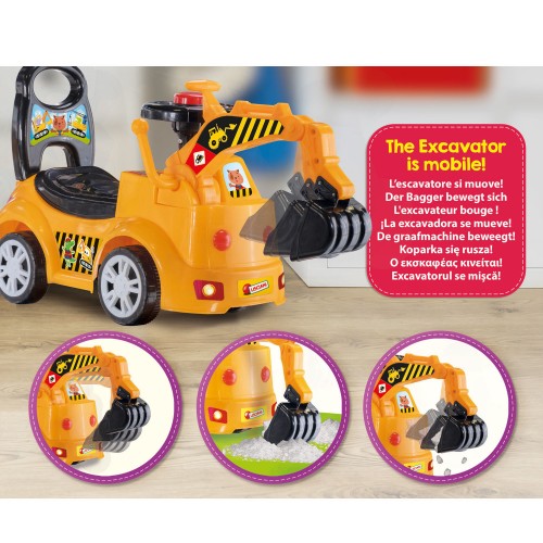 Lisciani Carotina Ride On Bulldozer (820-02242) Lisciani Carotina Ride On Bulldozer (820-02242)