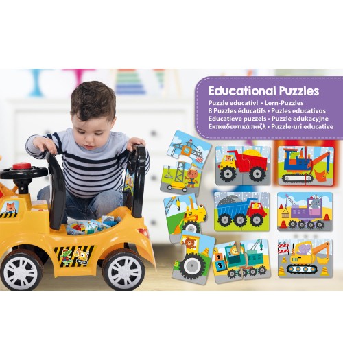 Lisciani Carotina Ride On Bulldozer (820-02242) Lisciani Carotina Ride On Bulldozer (820-02242)