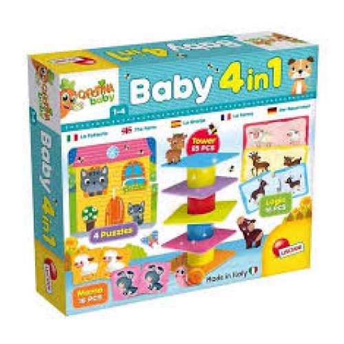 Lisciani Carotina Baby Παιχνίδια 4 σε 1 (820-79872)