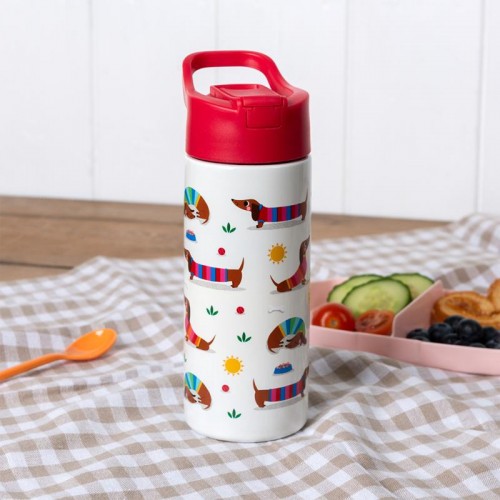 Rex London Παγούρι Ανοξείδωτο Ατσ΄άλι 500ml Sunny Sausage (30964)
