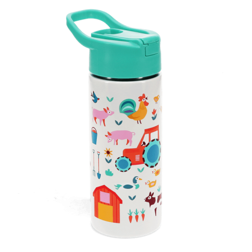Rex London Παγούρι Ανοξείδωτο Ατσάλι 500ml Farmyard (30965)