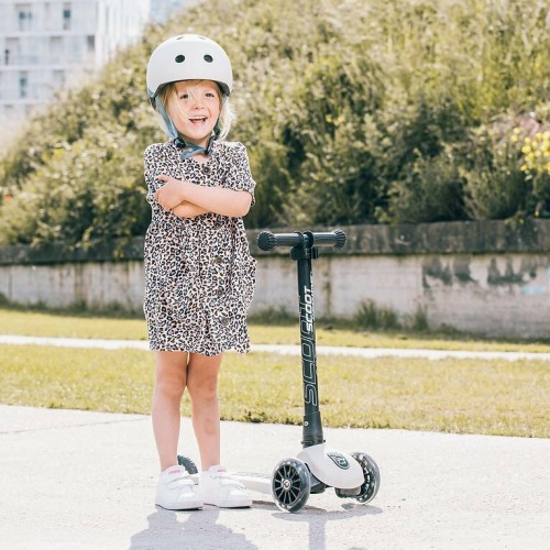 Κράνος Scoot and Ride με Φωτάκι Ash S/M (96367)