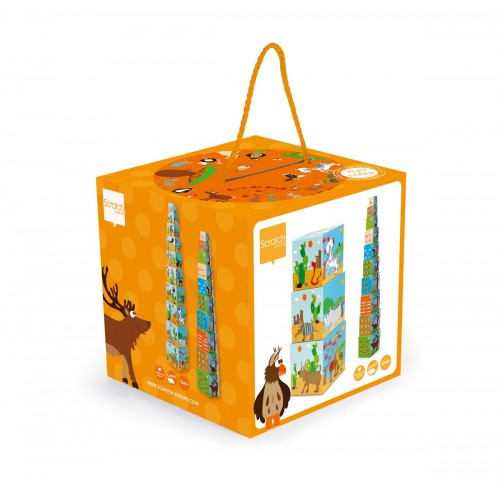 Κύβοι Στοίβαξης Animal World 10τεμ. (6181096) Κύβοι Στοίβαξης Animal World 10τεμ. (6181096)