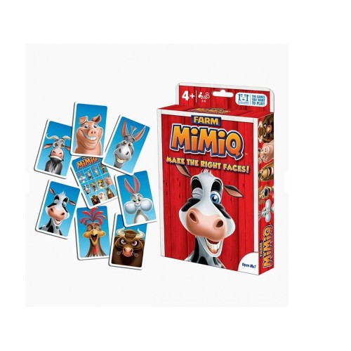 Smartgames Επιτραπέζιο Καρτών Μίμησης Γκριμάτσες Ζώων Mimiq Farm (MMQ002)