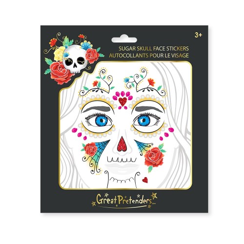 Great Pretenders Αυτοκόλλητα Προσώπου Κρανίο Halloween (87611) Great Pretenders Αυτοκόλλητα Προσώπου Κρανίο Halloween (87611)