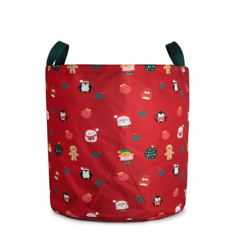 Τσάντα Αποθήκευσης Toy Bin Xmas Red (CC20208)