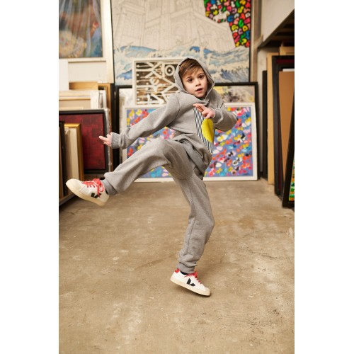 Two In A Castle The Sweater Effect Circles Set Sweater & Sweat Pants Grey (T3884)