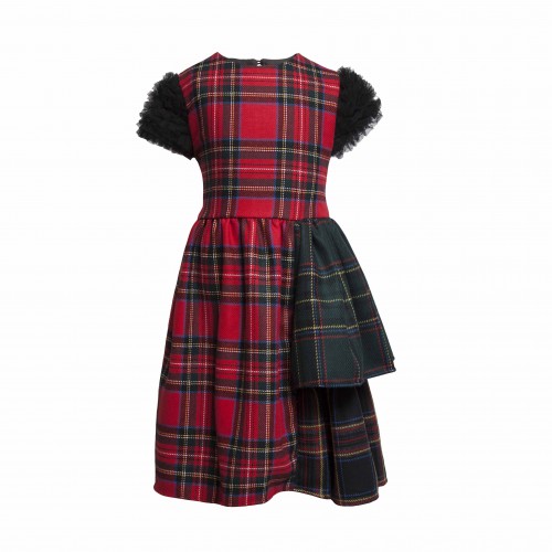 Two In A Castle Φόρεμα Vivienne Tartan (T6691)
