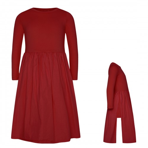 Two In A Castle Φόρεμα με Άνοιγμα στο Πλάι Monochrome (T6722)