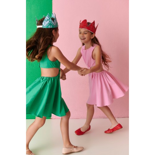 Two In A Castle Φόρεμα 60's Party Dress Πράσινο (T5222)