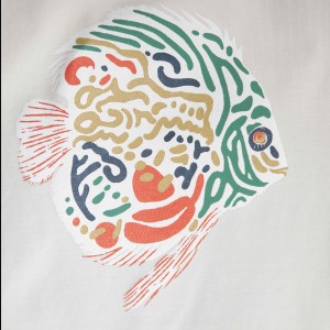 Two In A Castle Fish Color Fish T-shirt (T3356)