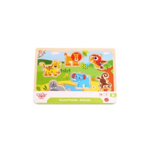 Tooky Toy Puzzle Σφηνώματα με Ήχο Ζωάκια (TL065N)